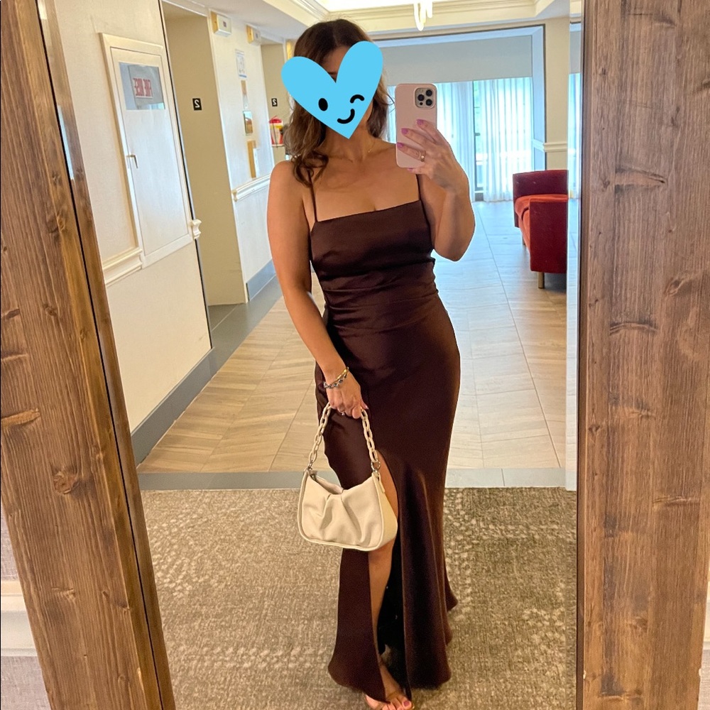 BEC + BRIDGE Chocolate Brown Size 6 ‘Nadia Maxi Dress’